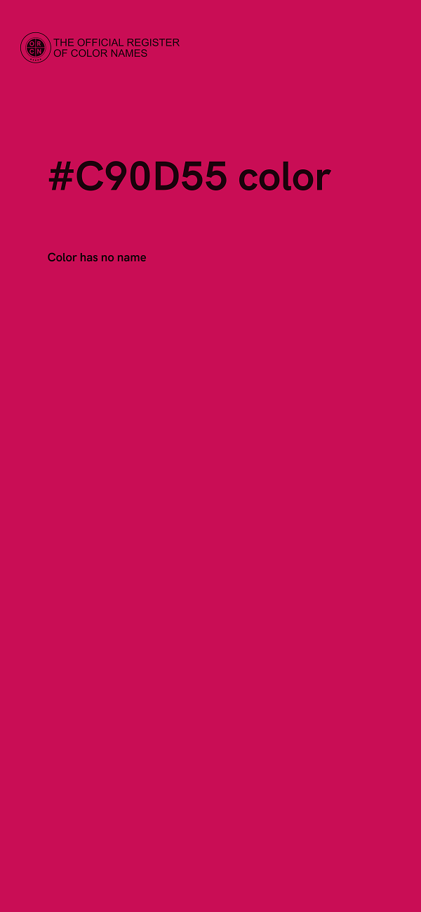 #C90D55 color image