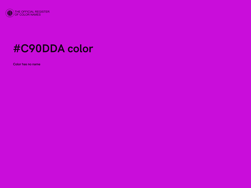 #C90DDA color image