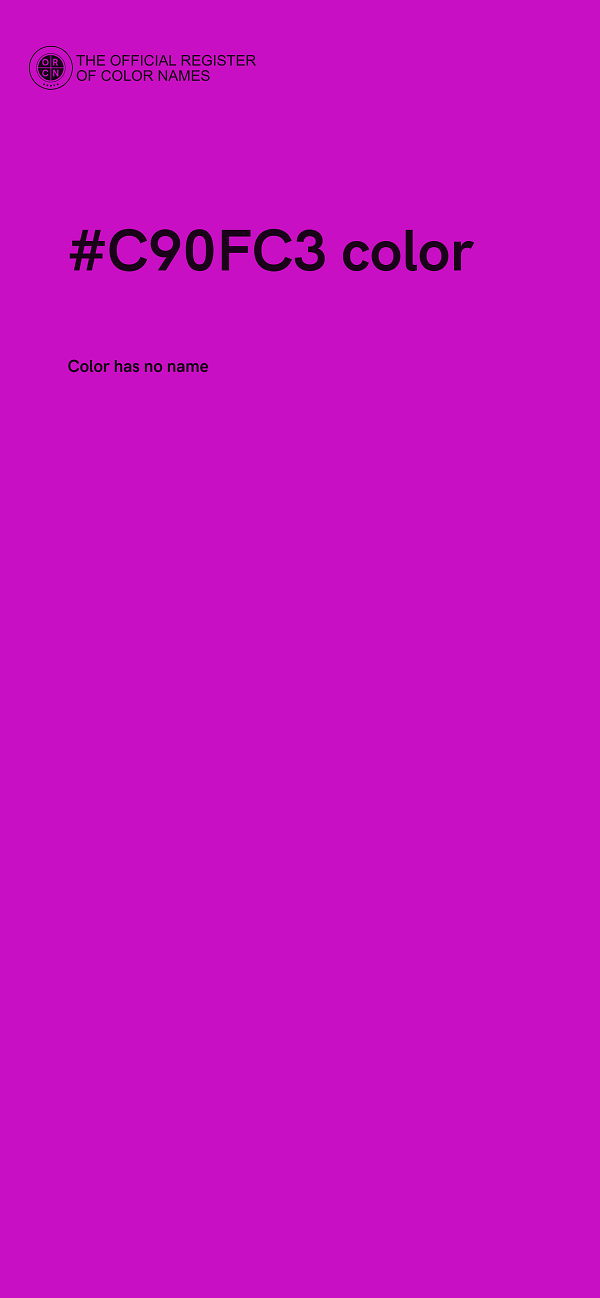 #C90FC3 color image