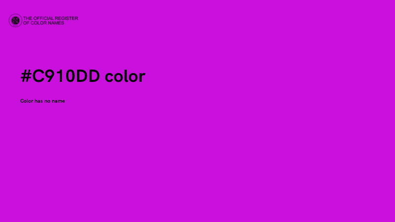 #C910DD color image