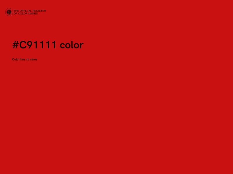 #C91111 color image