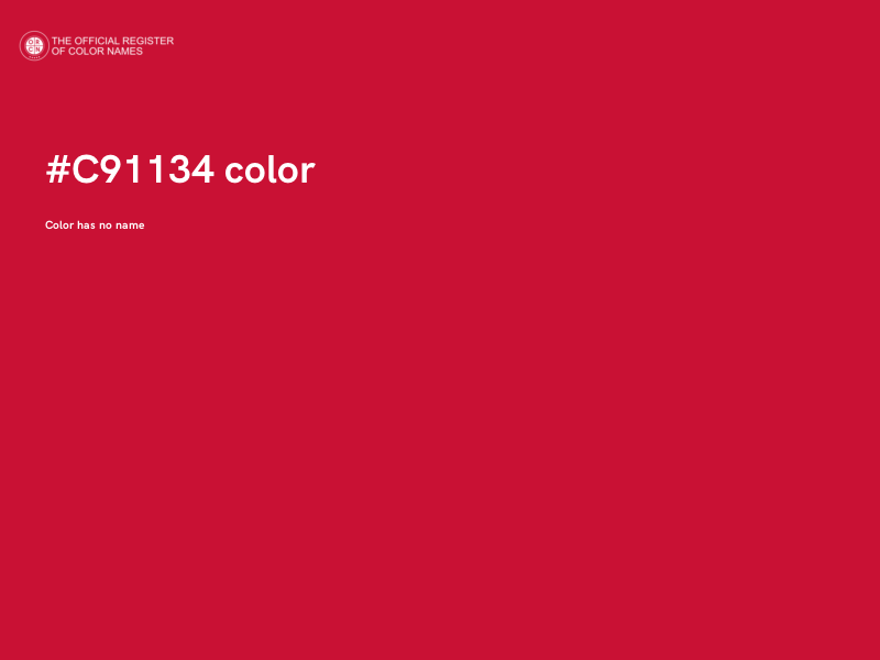 #C91134 color image