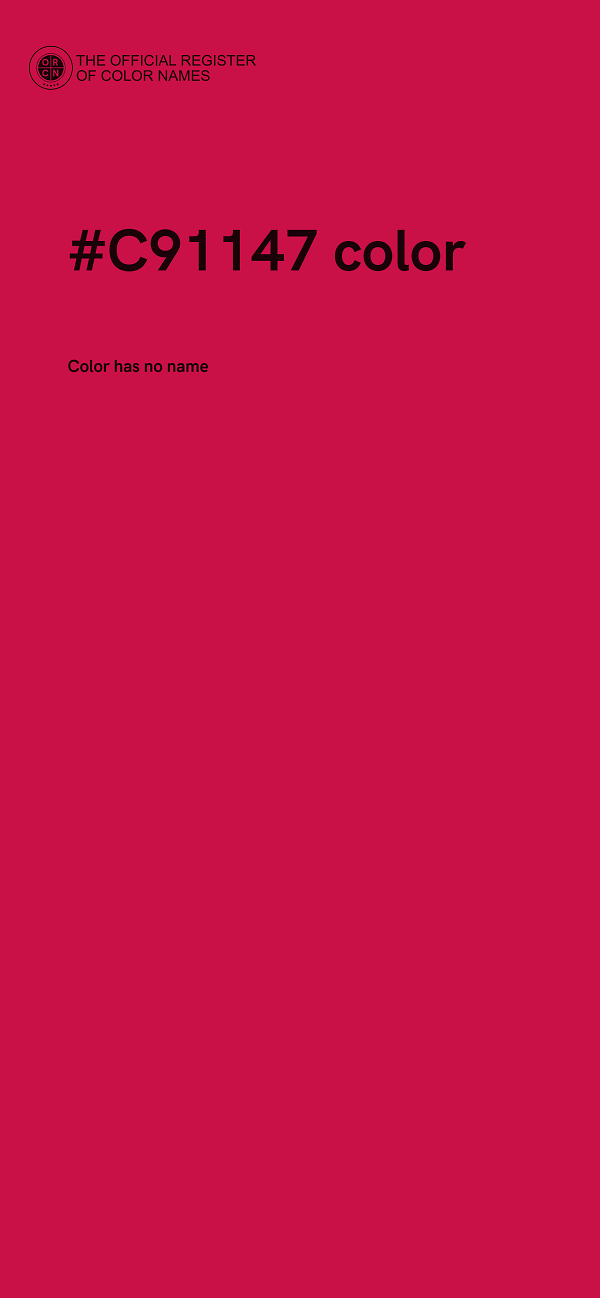 #C91147 color image
