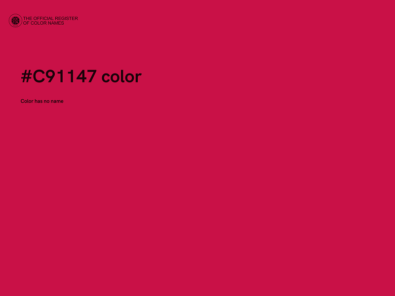 #C91147 color image