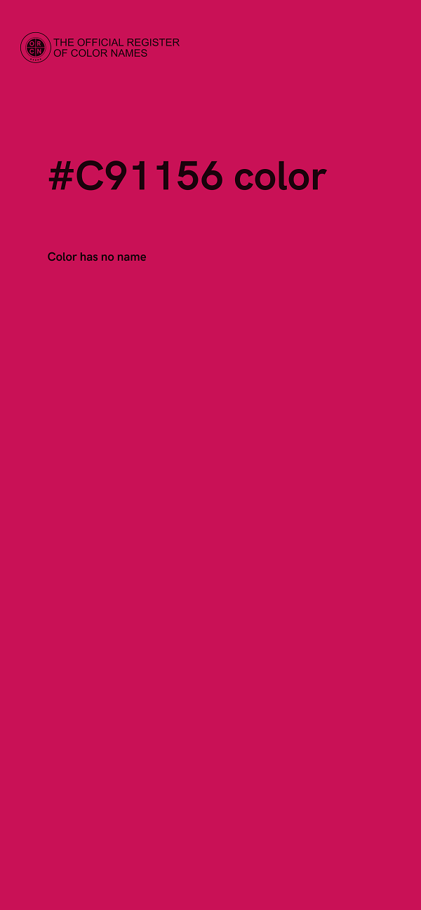 #C91156 color image