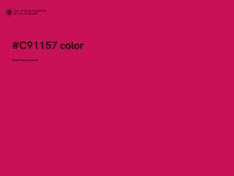 #C91157 color image