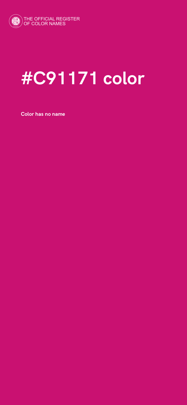 #C91171 color image