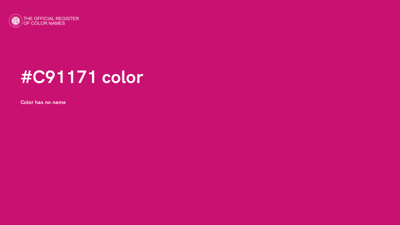 #C91171 color image