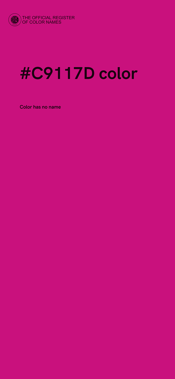 #C9117D color image