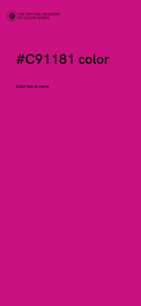 #C91181 color image