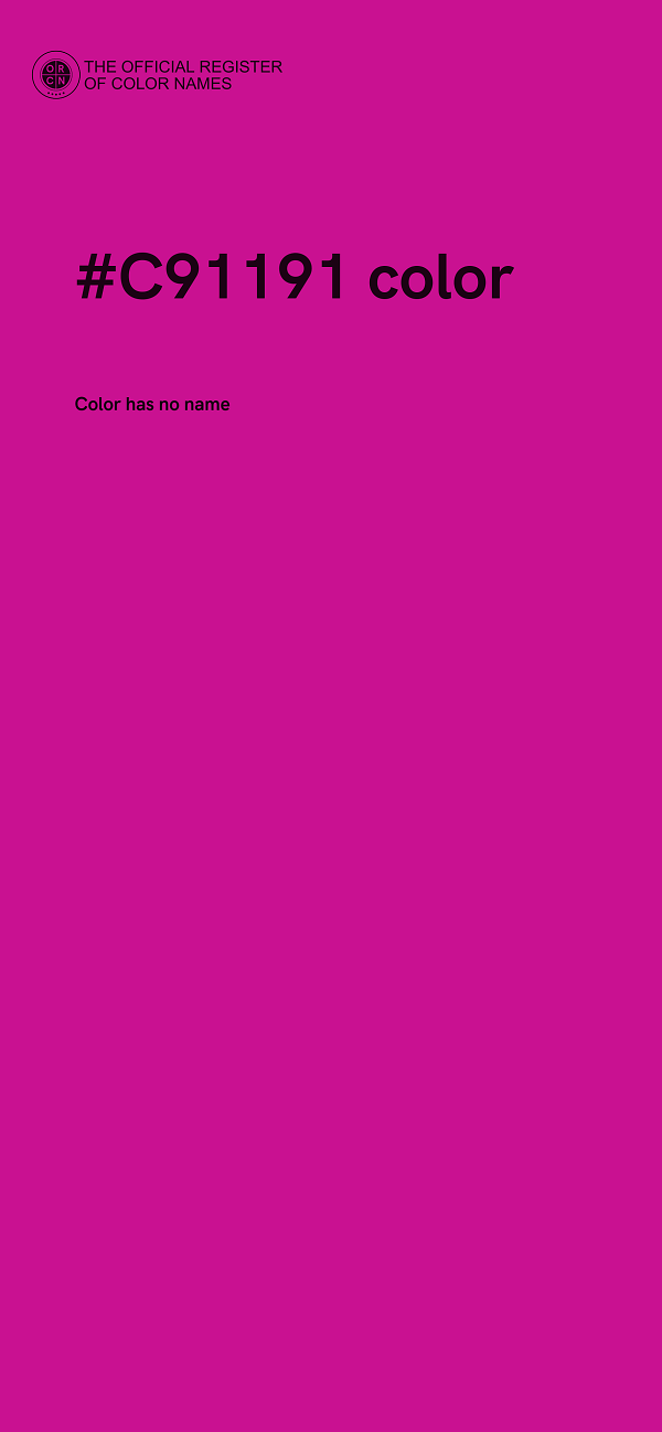 #C91191 color image