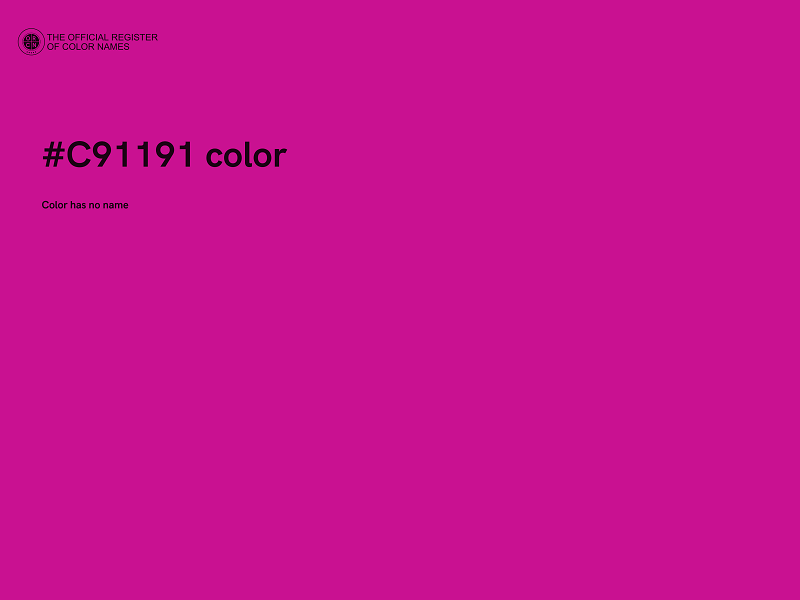 #C91191 color image