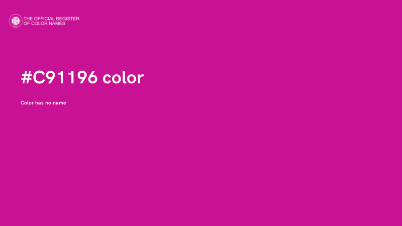 #C91196 color image