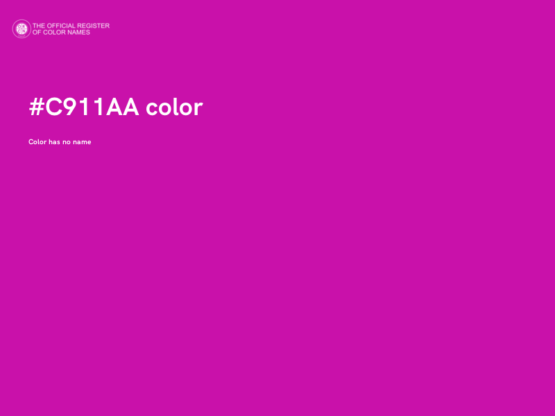 #C911AA color image