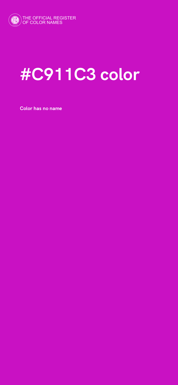 #C911C3 color image
