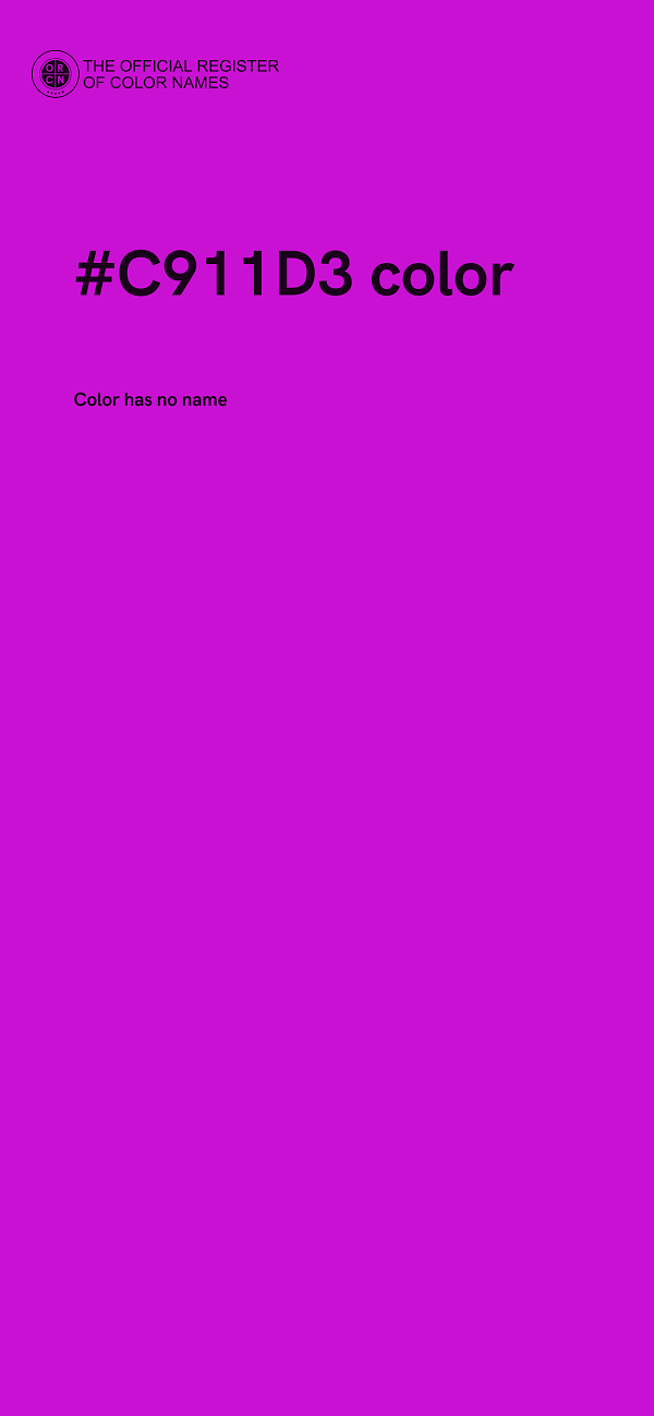 #C911D3 color image