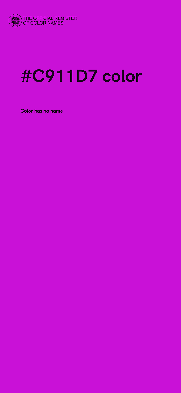 #C911D7 color image