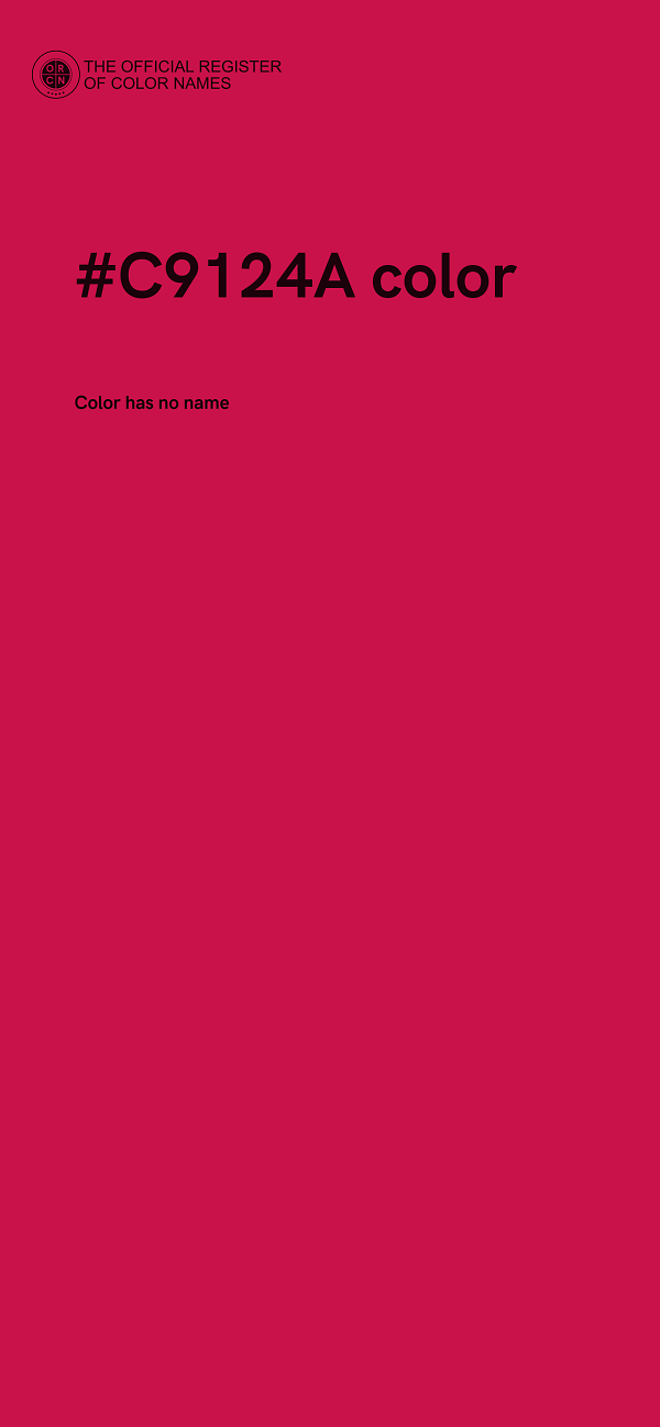 #C9124A color image