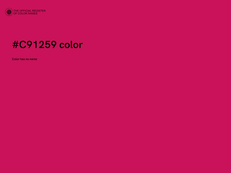 #C91259 color image