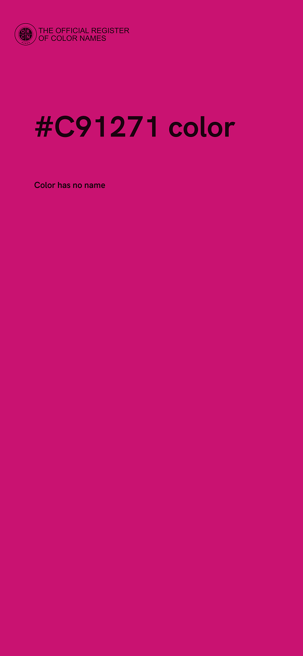#C91271 color image