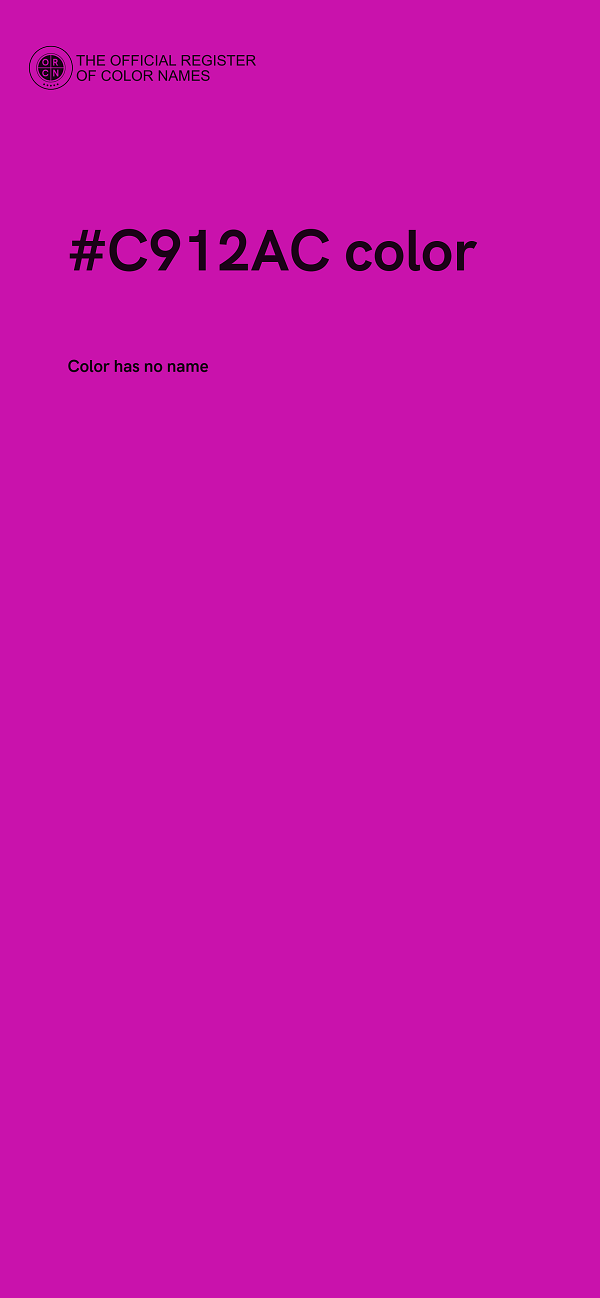 #C912AC color image