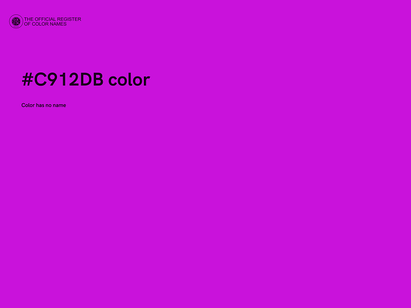 #C912DB color image