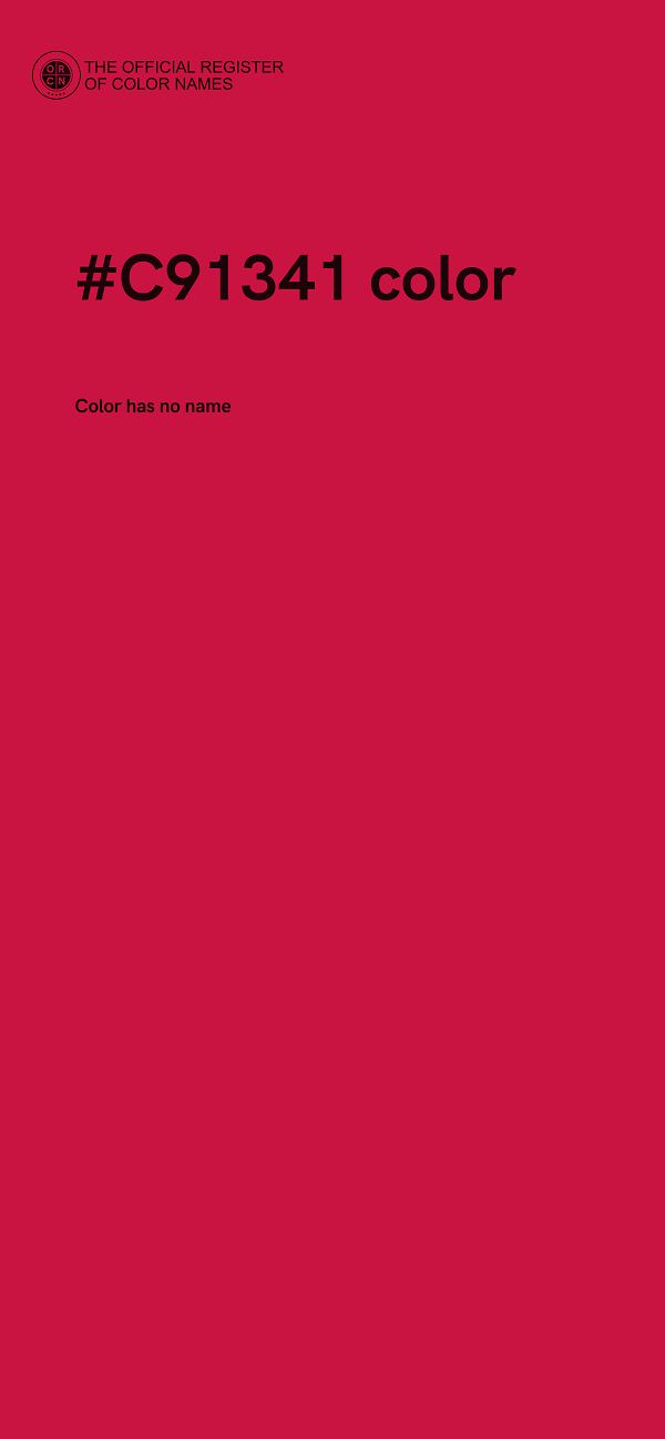 #C91341 color image