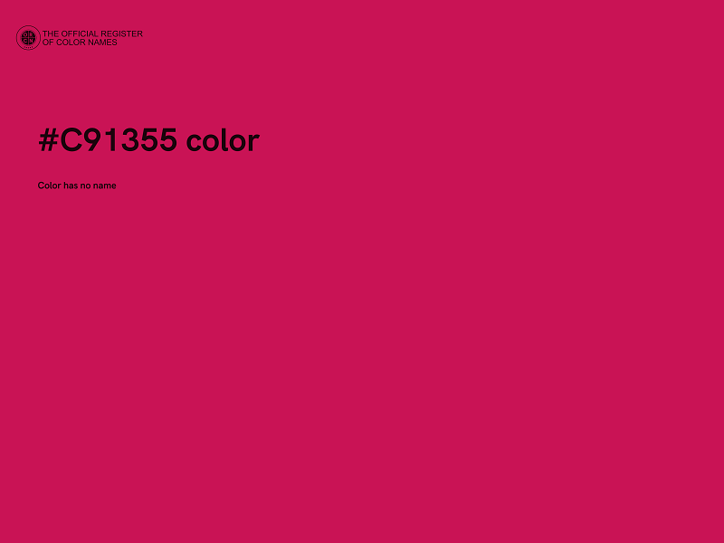 #C91355 color image