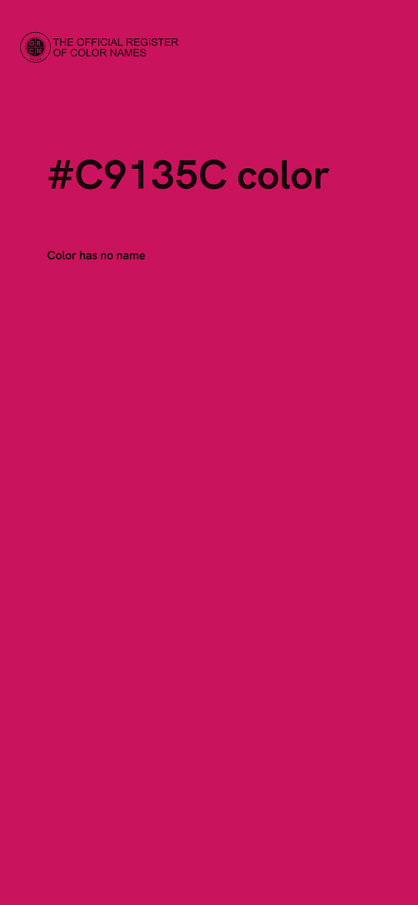 #C9135C color image