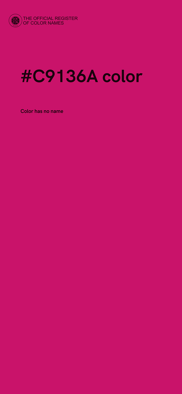 #C9136A color image