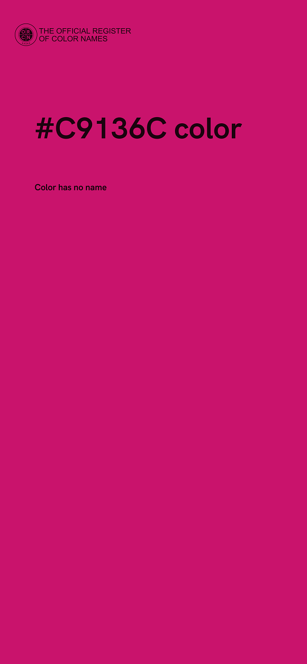 #C9136C color image