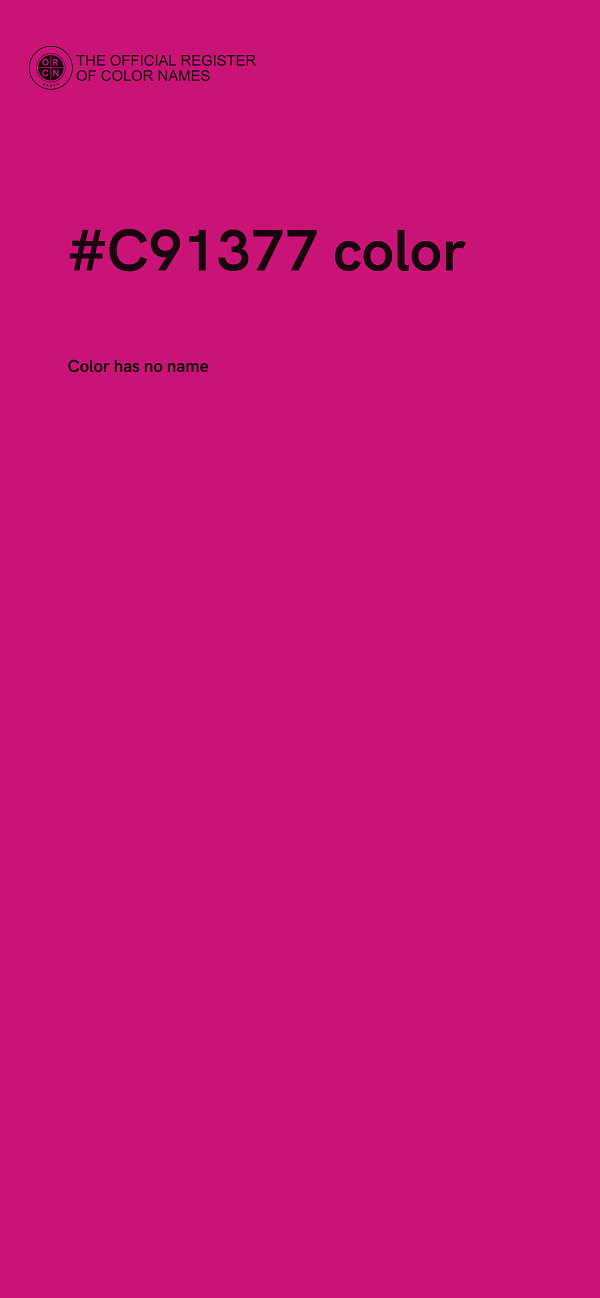 #C91377 color image