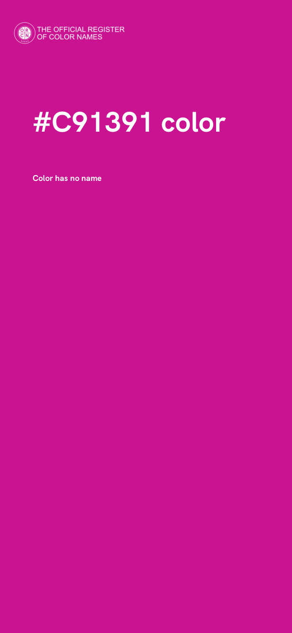 #C91391 color image