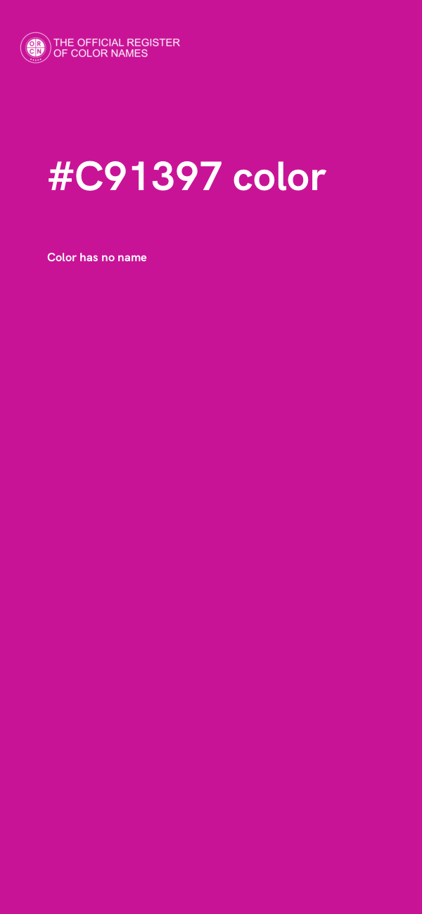 #C91397 color image