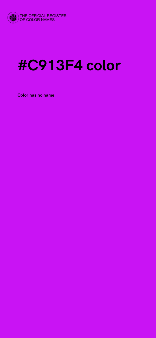 #C913F4 color image