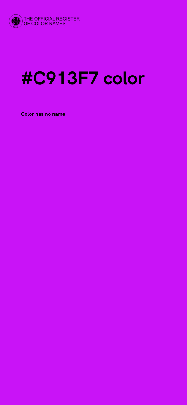 #C913F7 color image