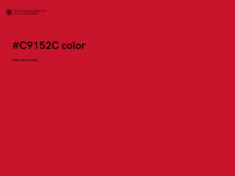 #C9152C color image