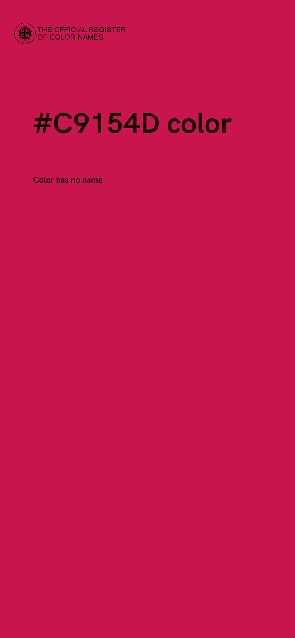 #C9154D color image