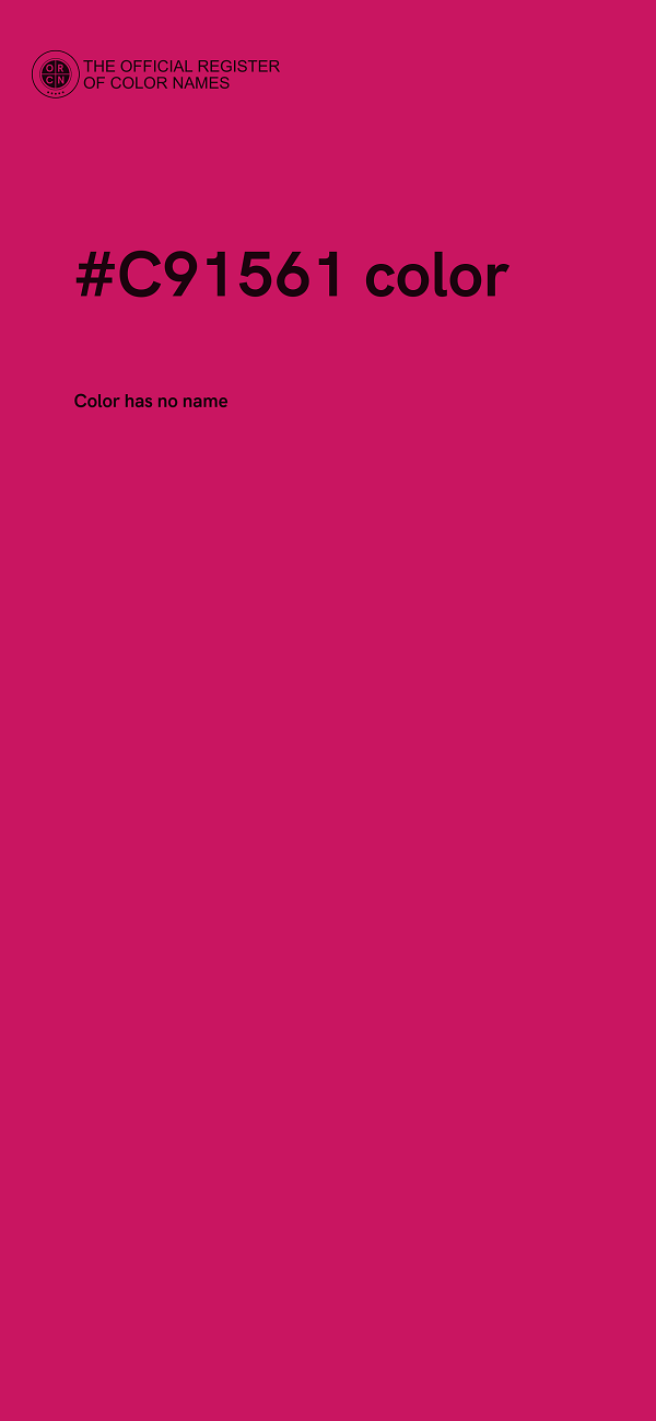 #C91561 color image
