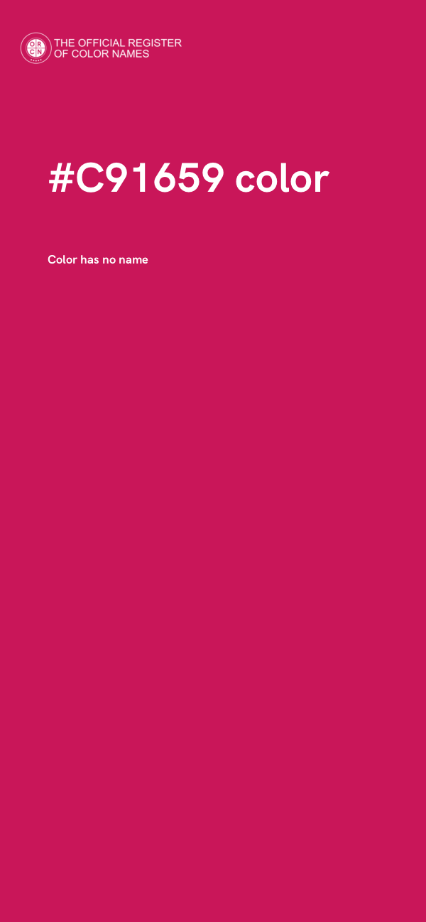 #C91659 color image