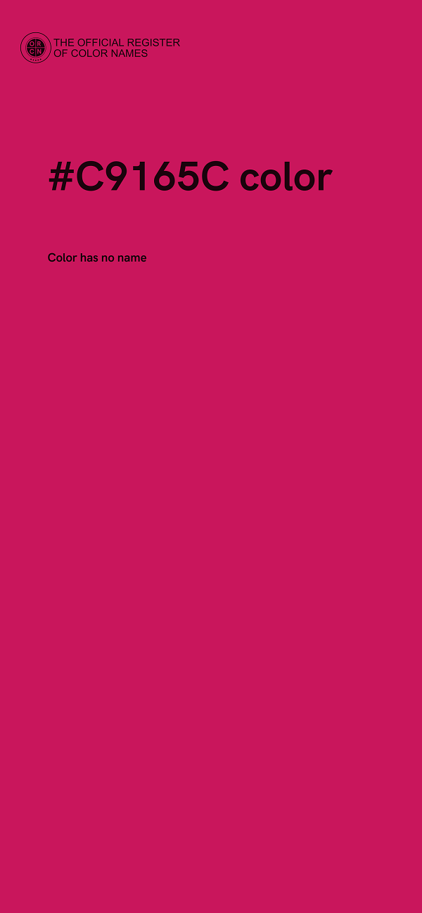 #C9165C color image