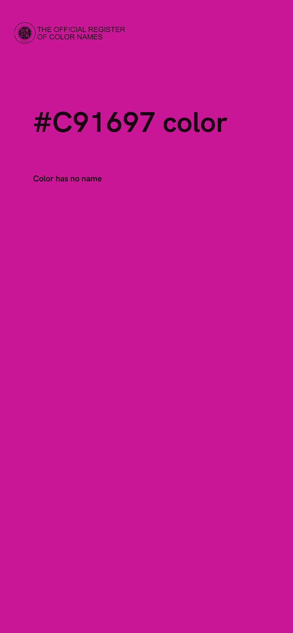 #C91697 color image