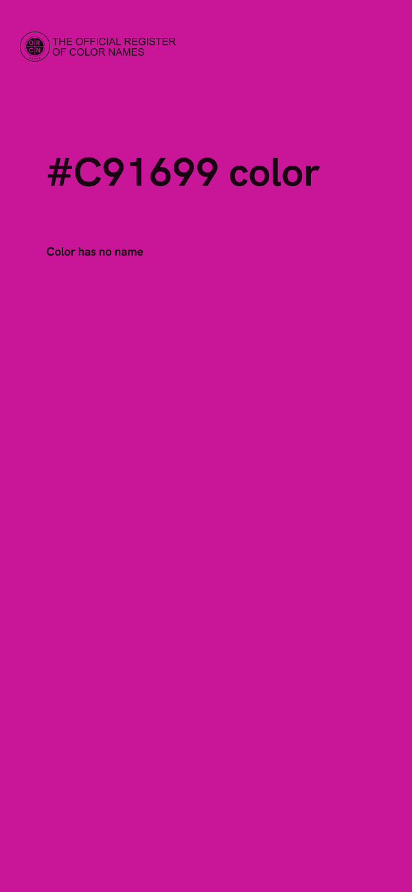 #C91699 color image