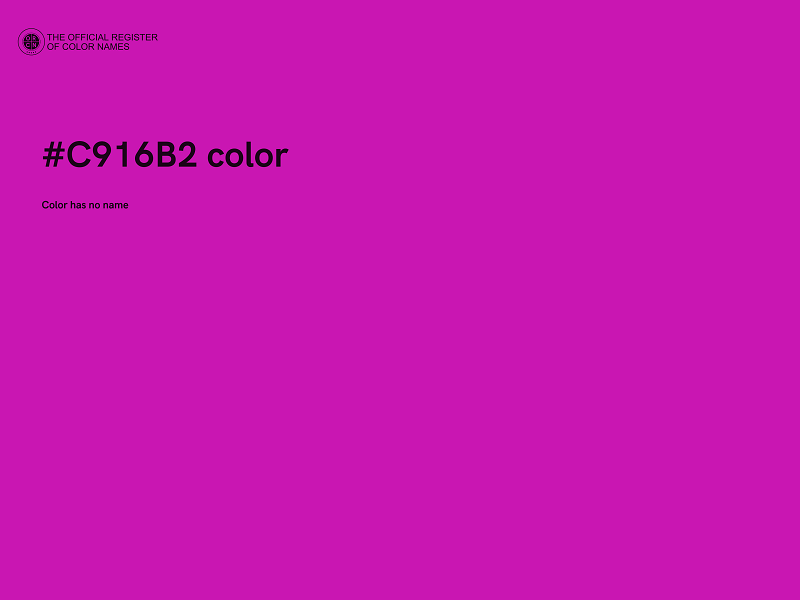 #C916B2 color image