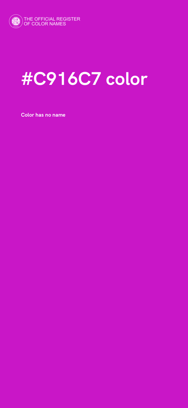 #C916C7 color image