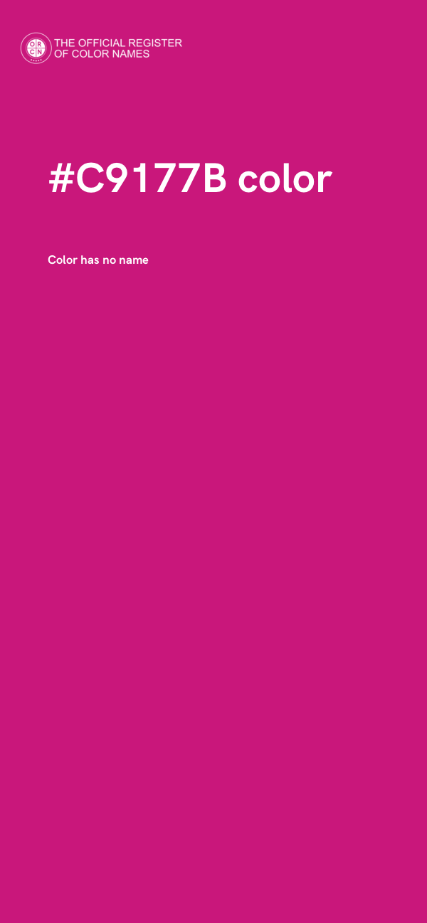 #C9177B color image