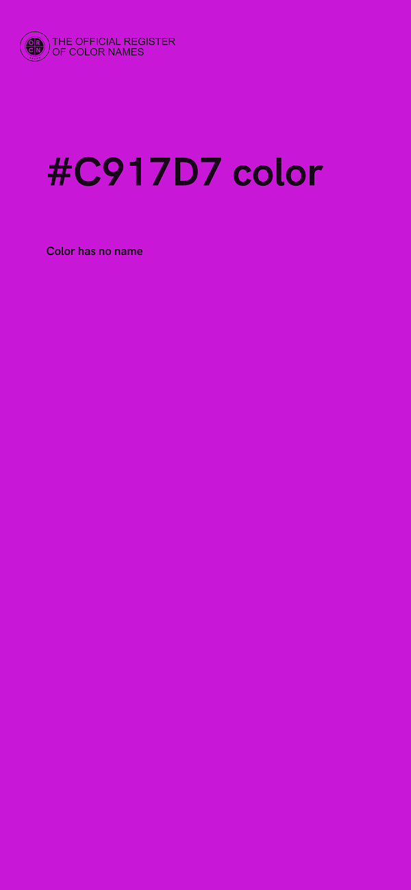 #C917D7 color image