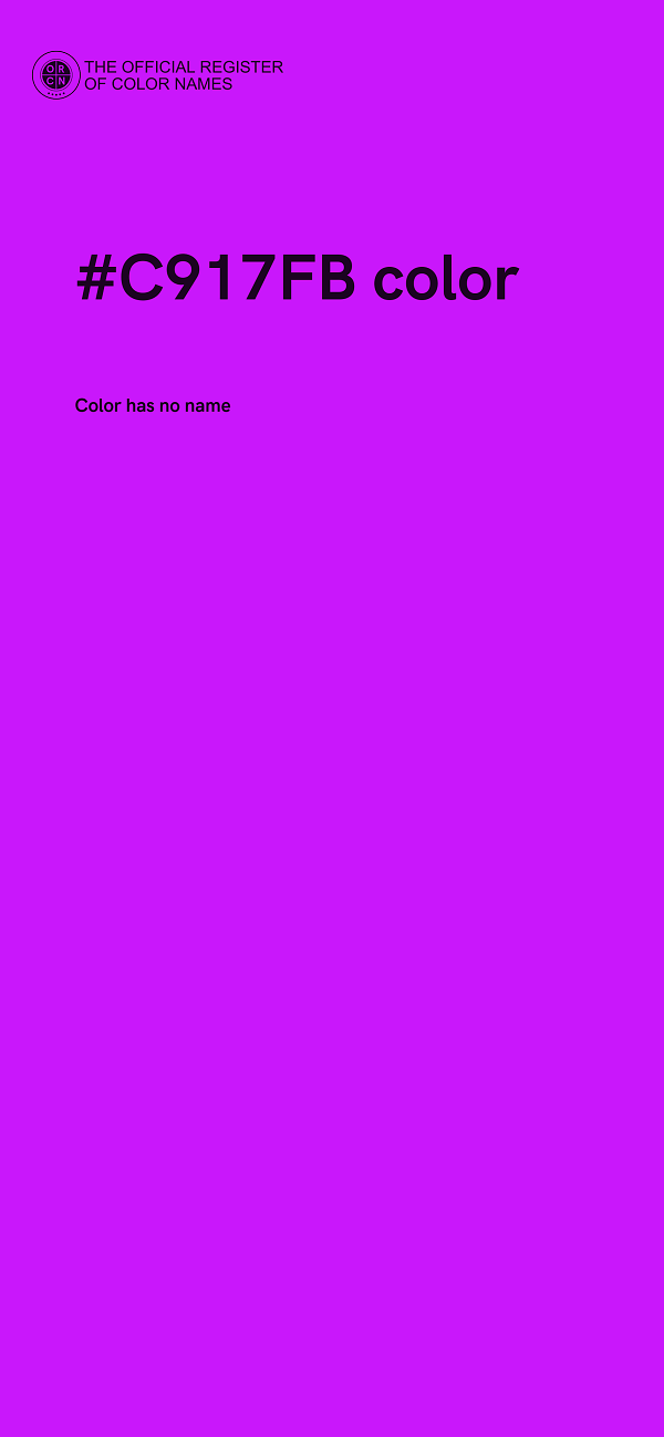 #C917FB color image