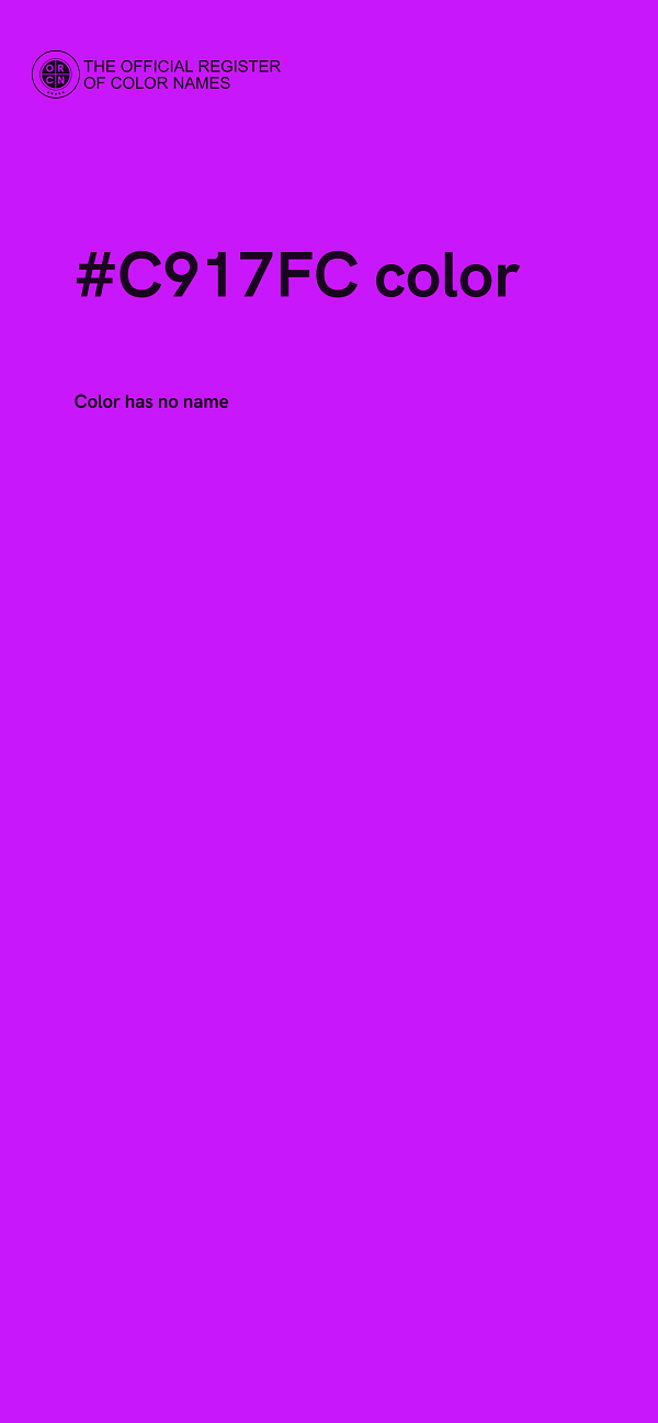 #C917FC color image