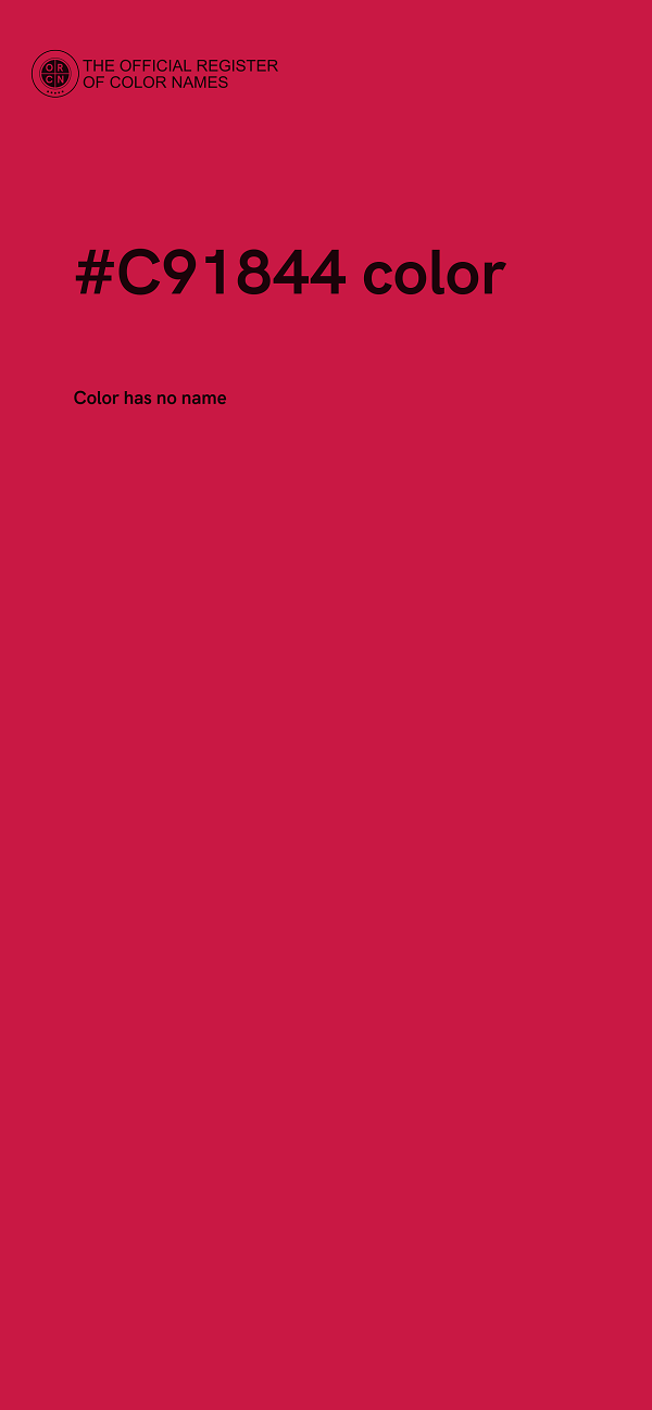 #C91844 color image